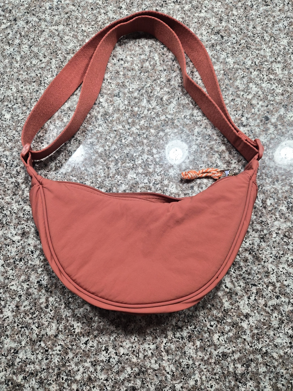 Target Women's Crescent Crossbody Bag in Terracotta